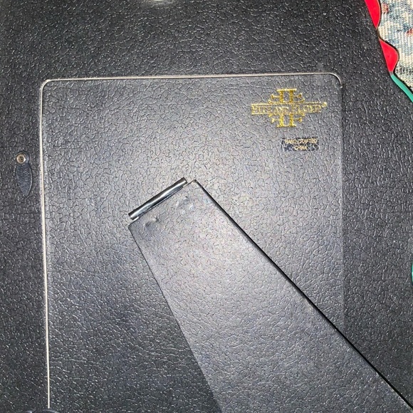 Vintage Fitz and Floyd Christmas Snowman Holiday Retired 5x7 Picture Frame - Picture 10 of 10